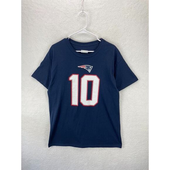 Nike Other - NFL New England Patriots Mac Jones #10 T-Shirt Men’s Size L Navy‎ Blue